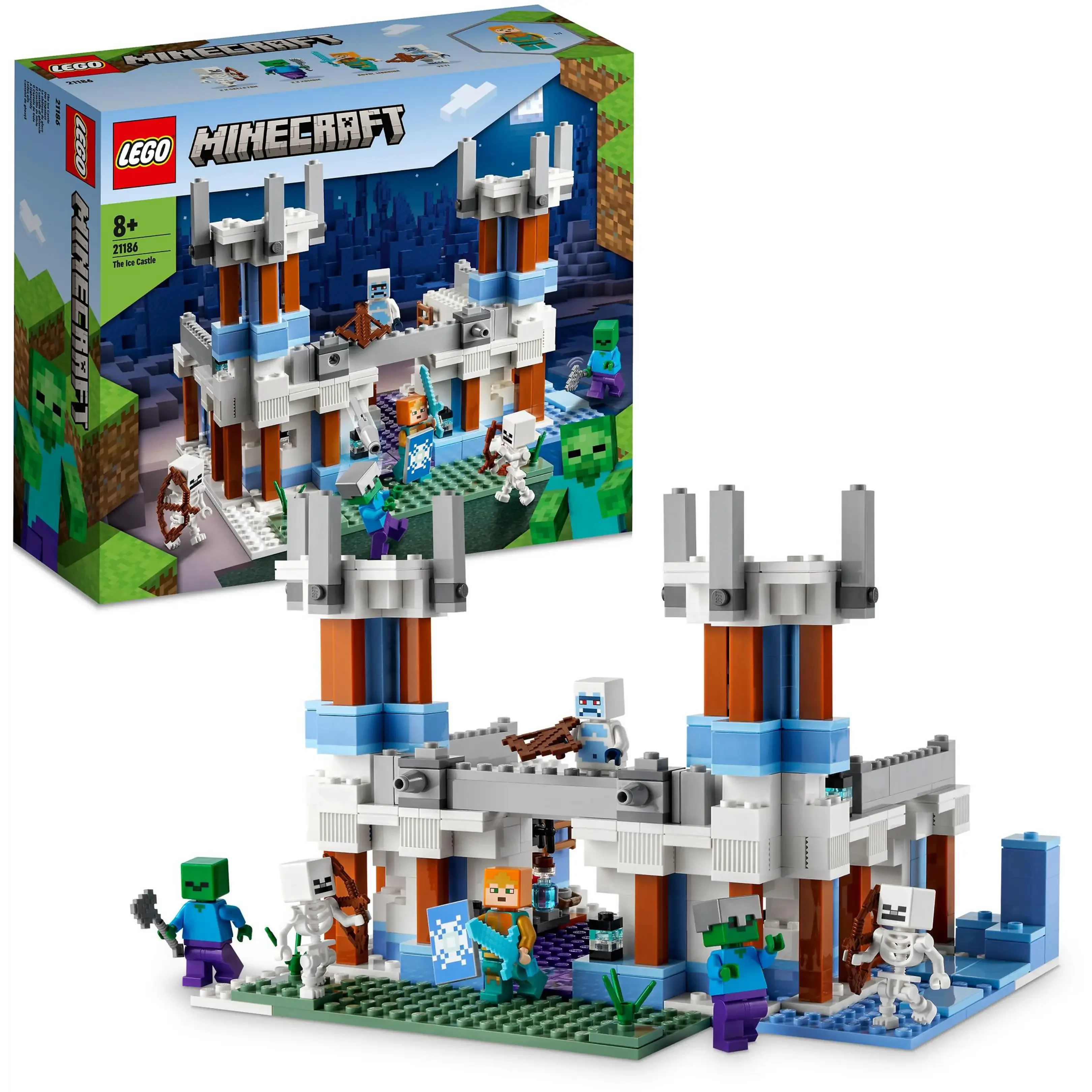 LEGO 21186 Minecraft Der Eispalast Bausatz