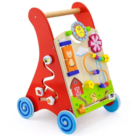 TIKTAKTOO Lauflernwagen Baby Walker mit Activity Motorikbrett