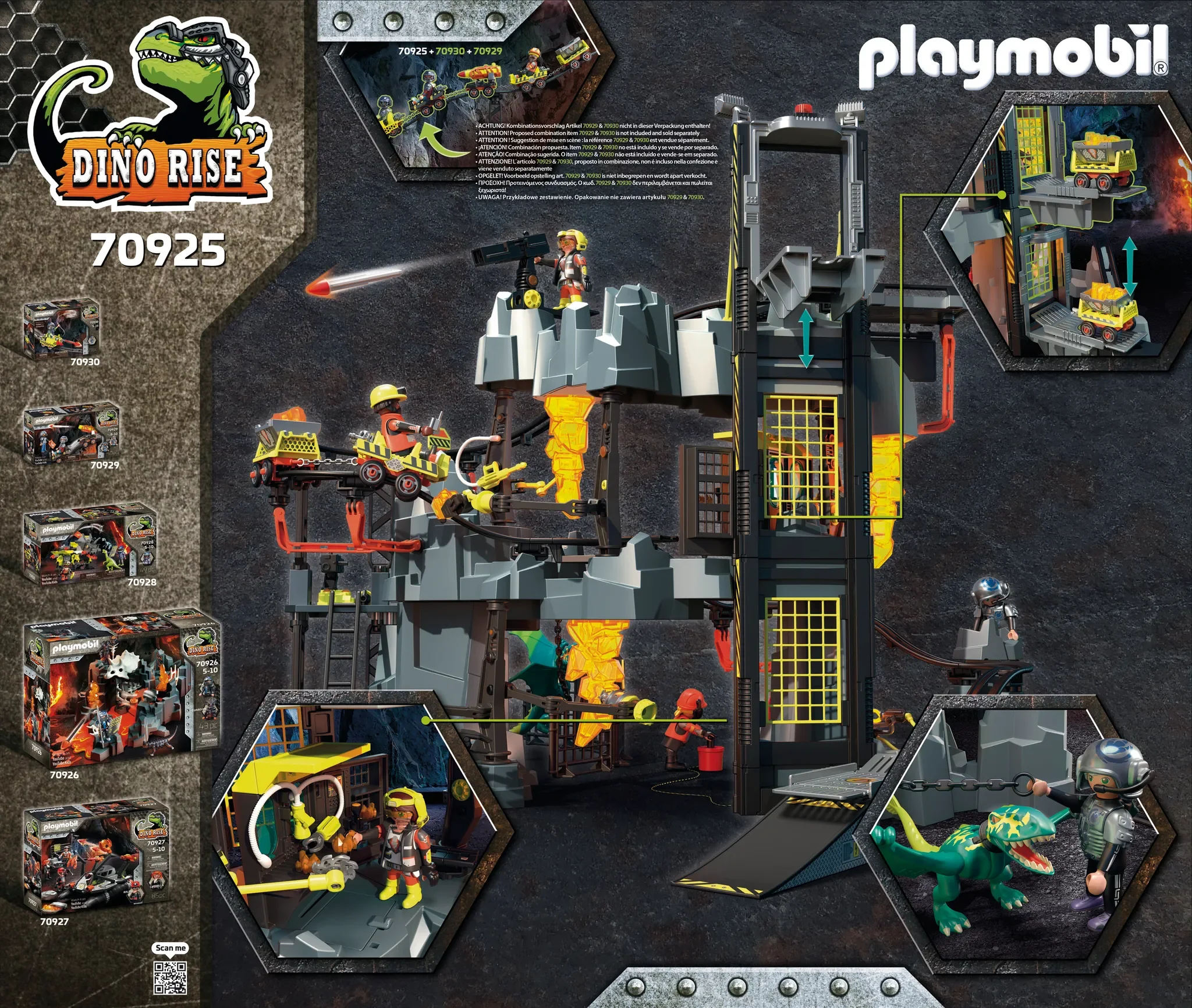 PLAYMOBIL Dino Mine Dinosaurier Abenteuerspielset