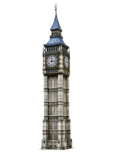 AUE VERLAG Modellbausatz Big Ben London Uhrturm Bausatz