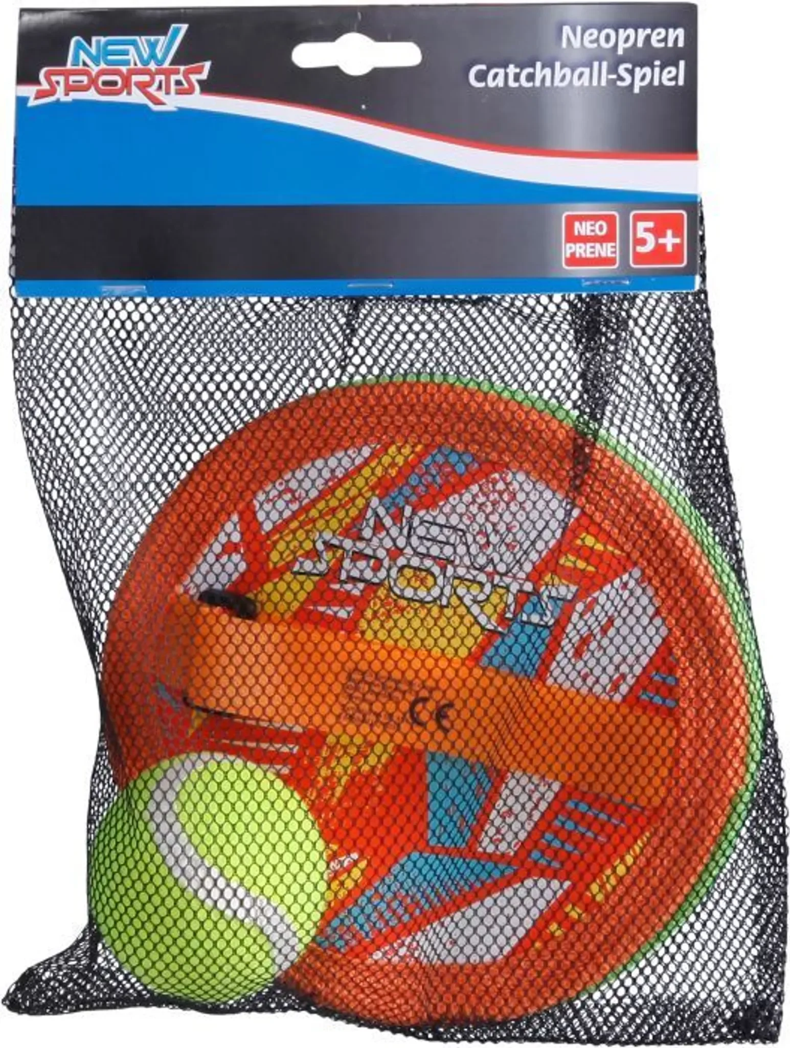 NEW SPORTS Neopren Catchball-Spiel – 3-teiliges Outdoor-Spiel