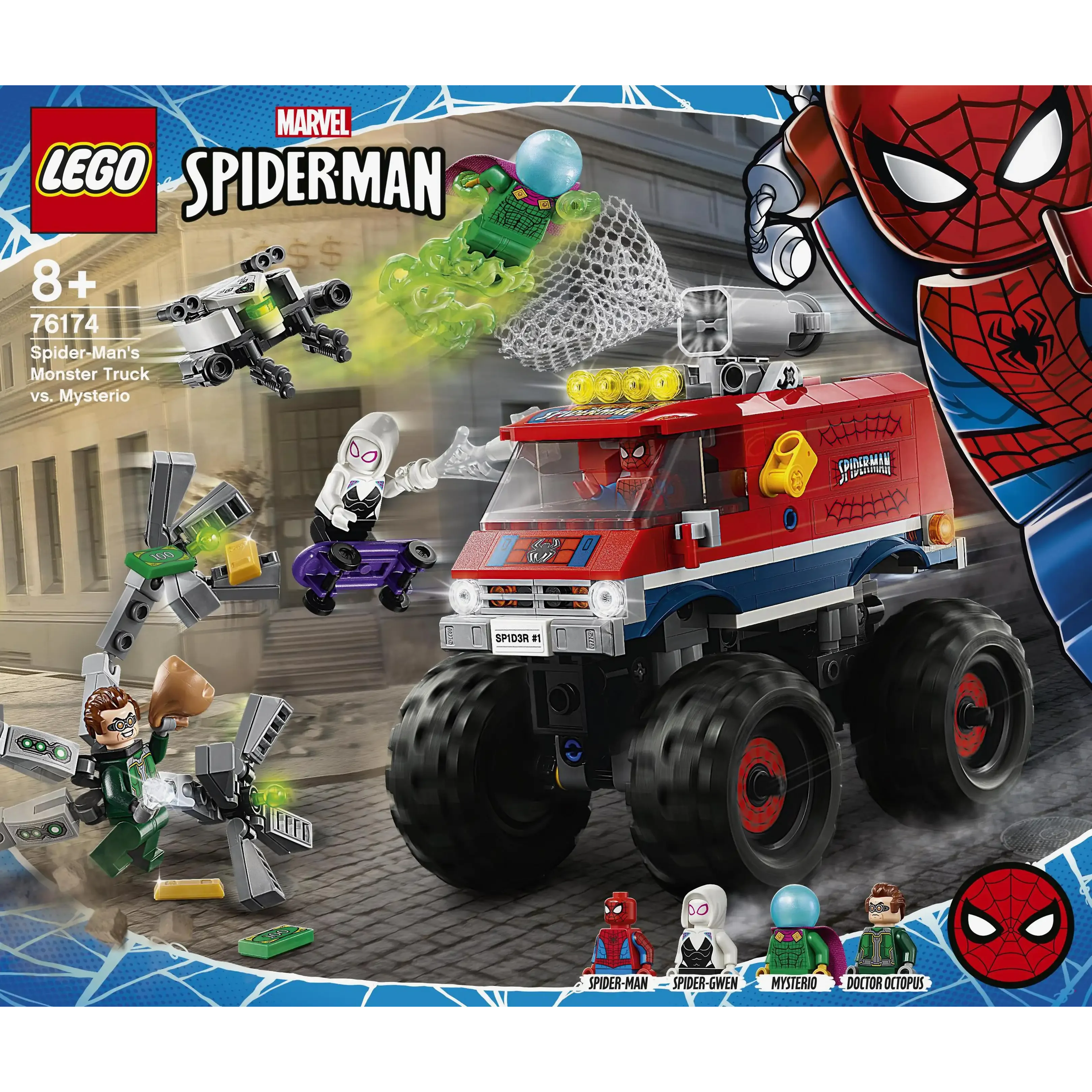 LEGO 76174 Marvel Spider-Mans Monstertruck gegen Mysterio Bauset