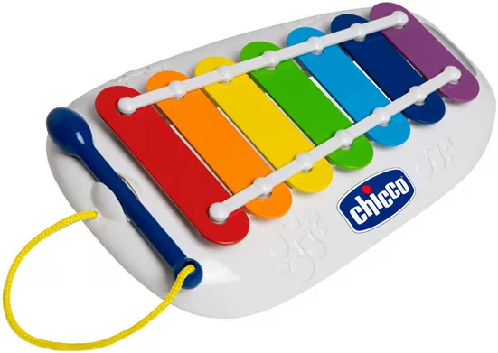 CHICCO Erstes Xylophon Spielzeug Musikinstrument für Kinder